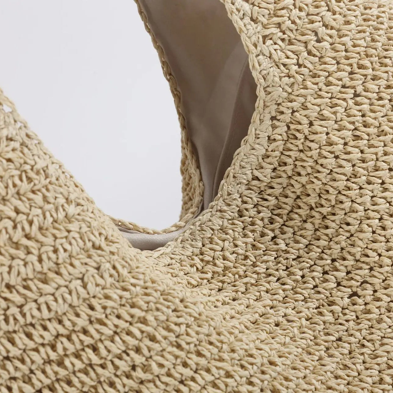 Sac Tote Paille Crochetée