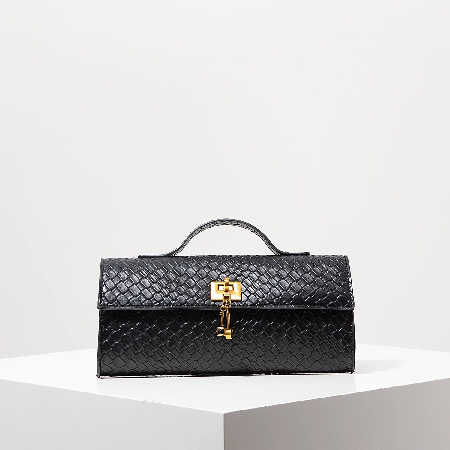 Sac baguette en similicuir