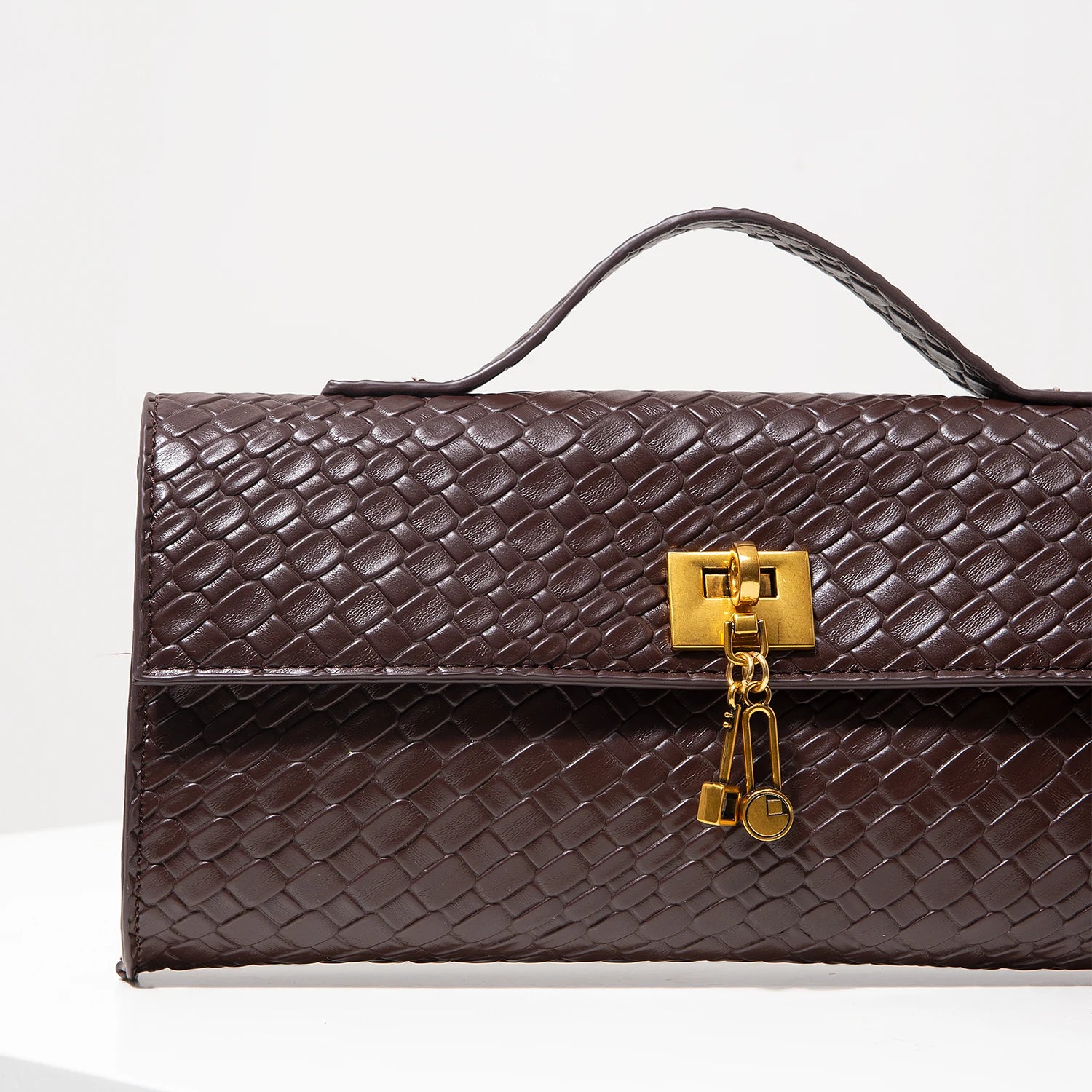 Sac baguette en similicuir