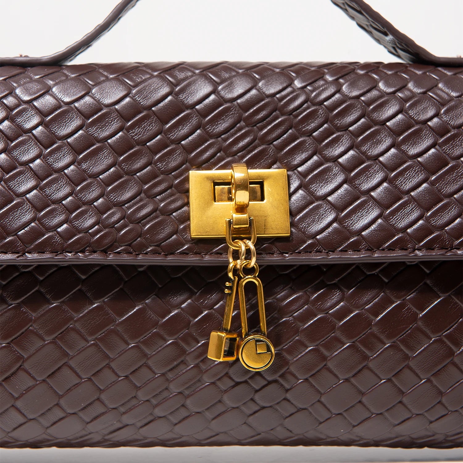 Sac baguette en similicuir