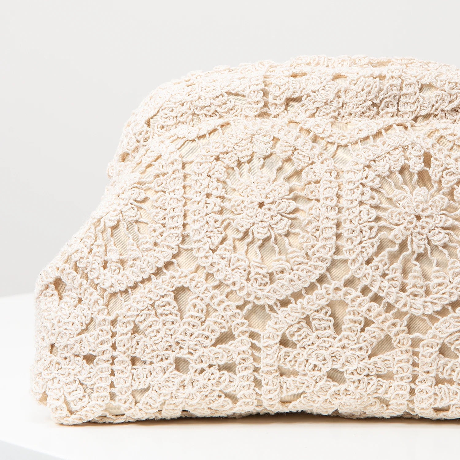 Pochette clutch en tissus à motif