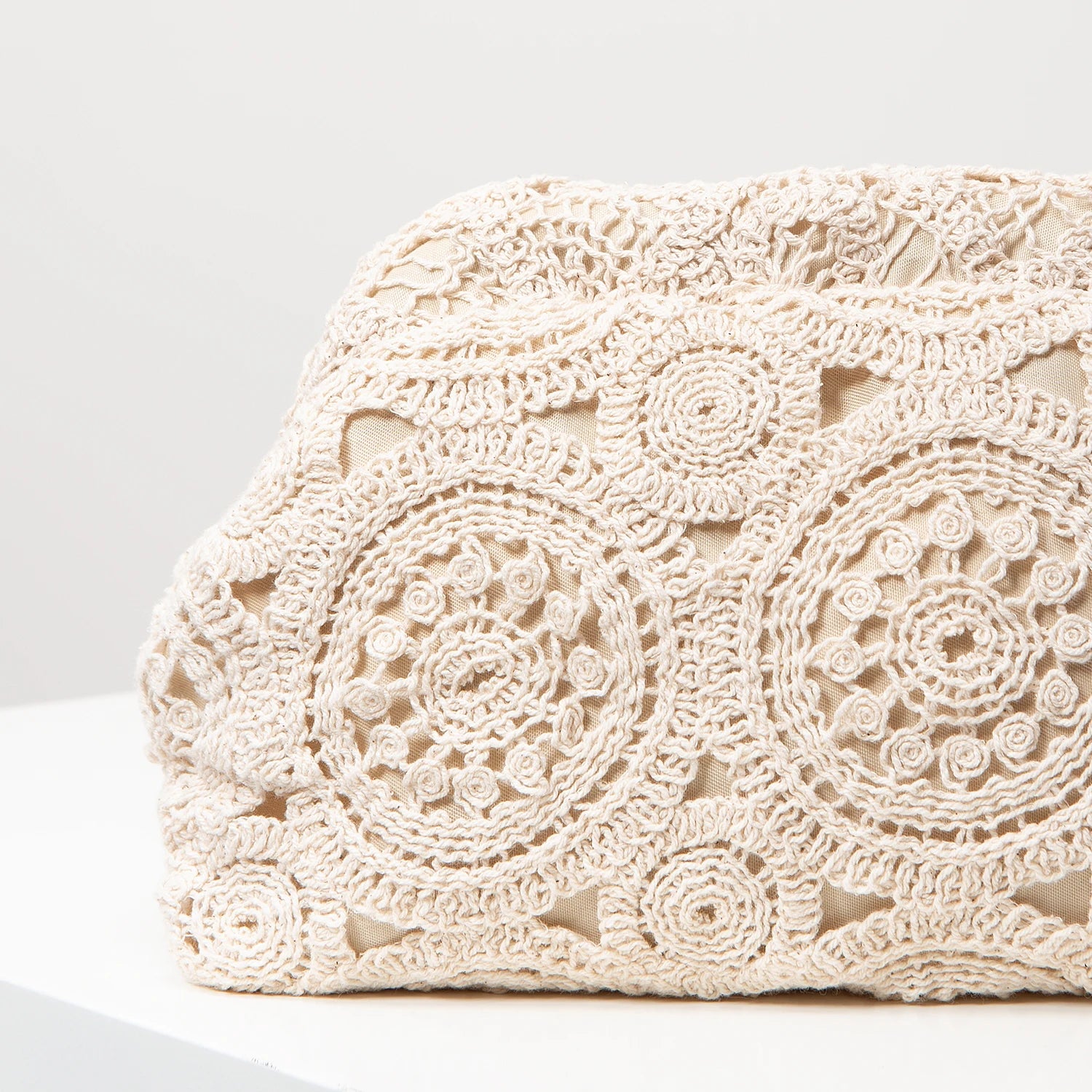 Pochette clutch en tissus à motif