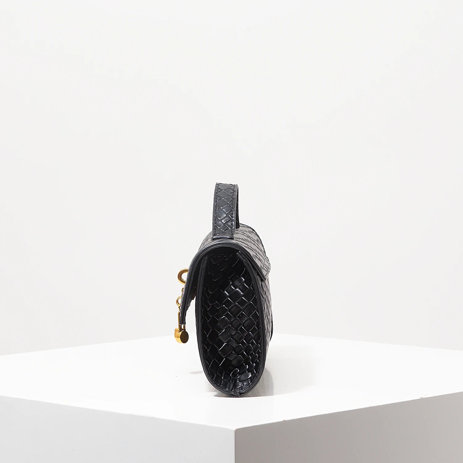 Sac baguette en similicuir