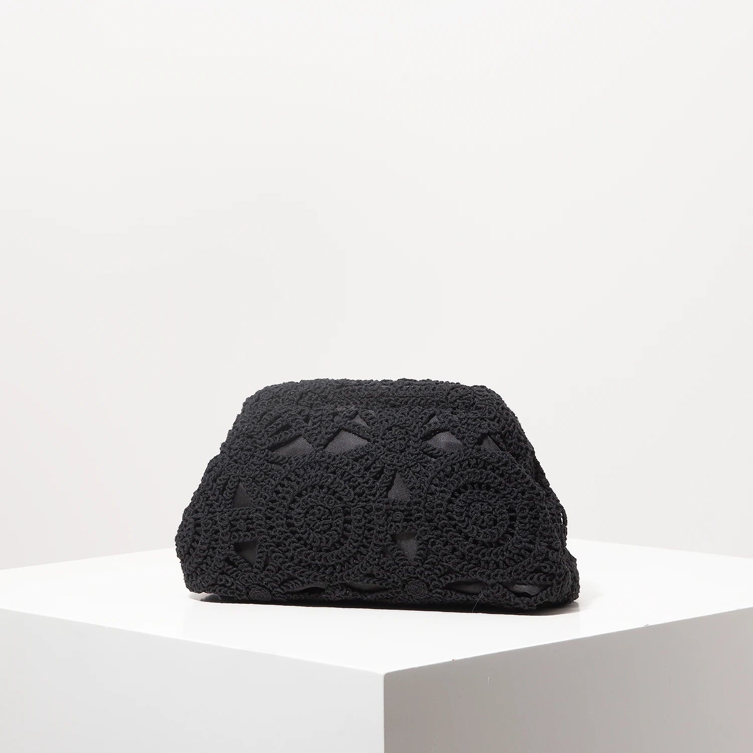 Pochette clutch en tissus à motif