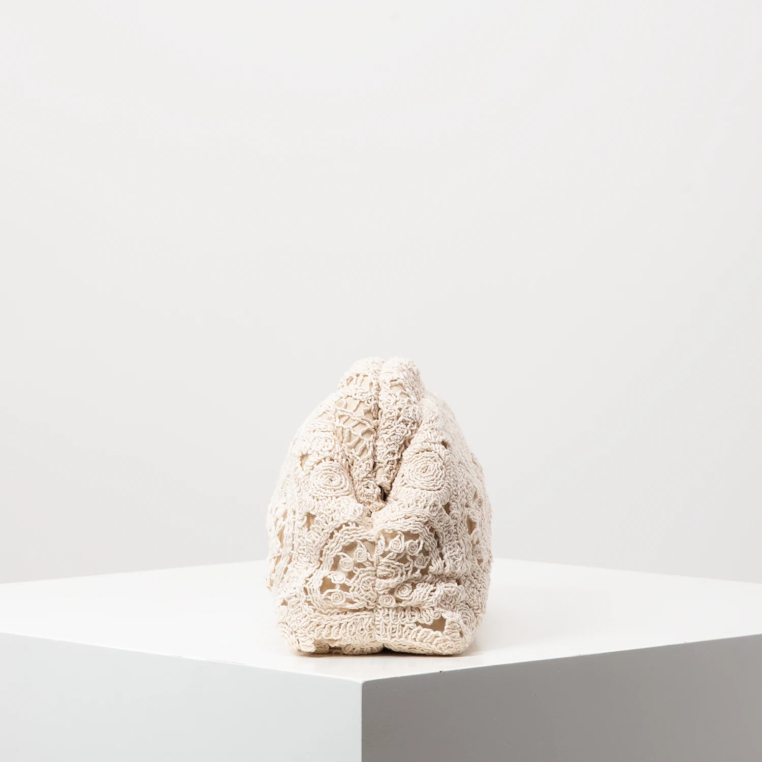 Pochette clutch en tissus à motif