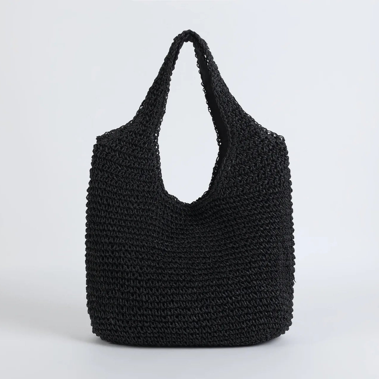 Sac Tote Paille Crochetée
