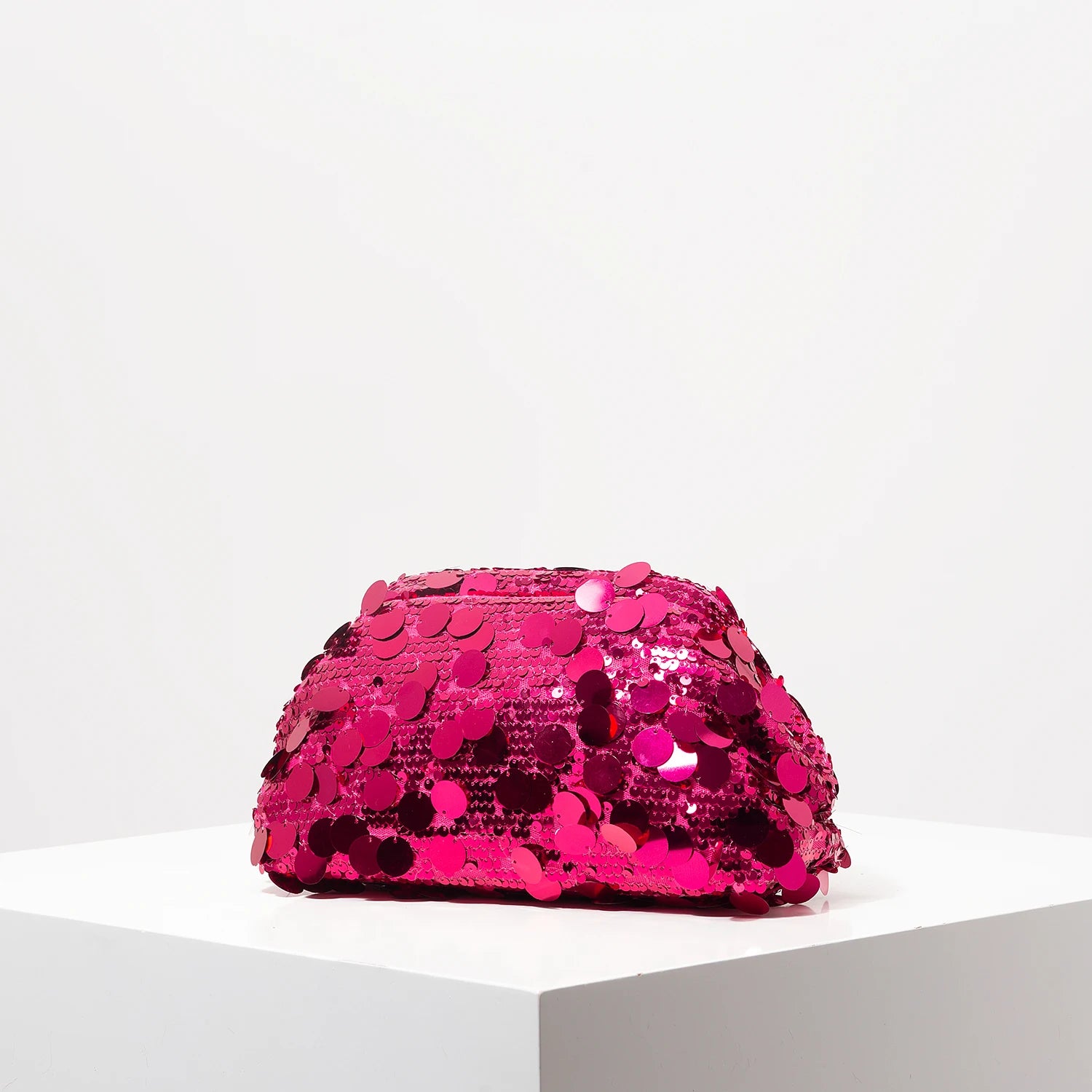 Pochette clutch à sequins