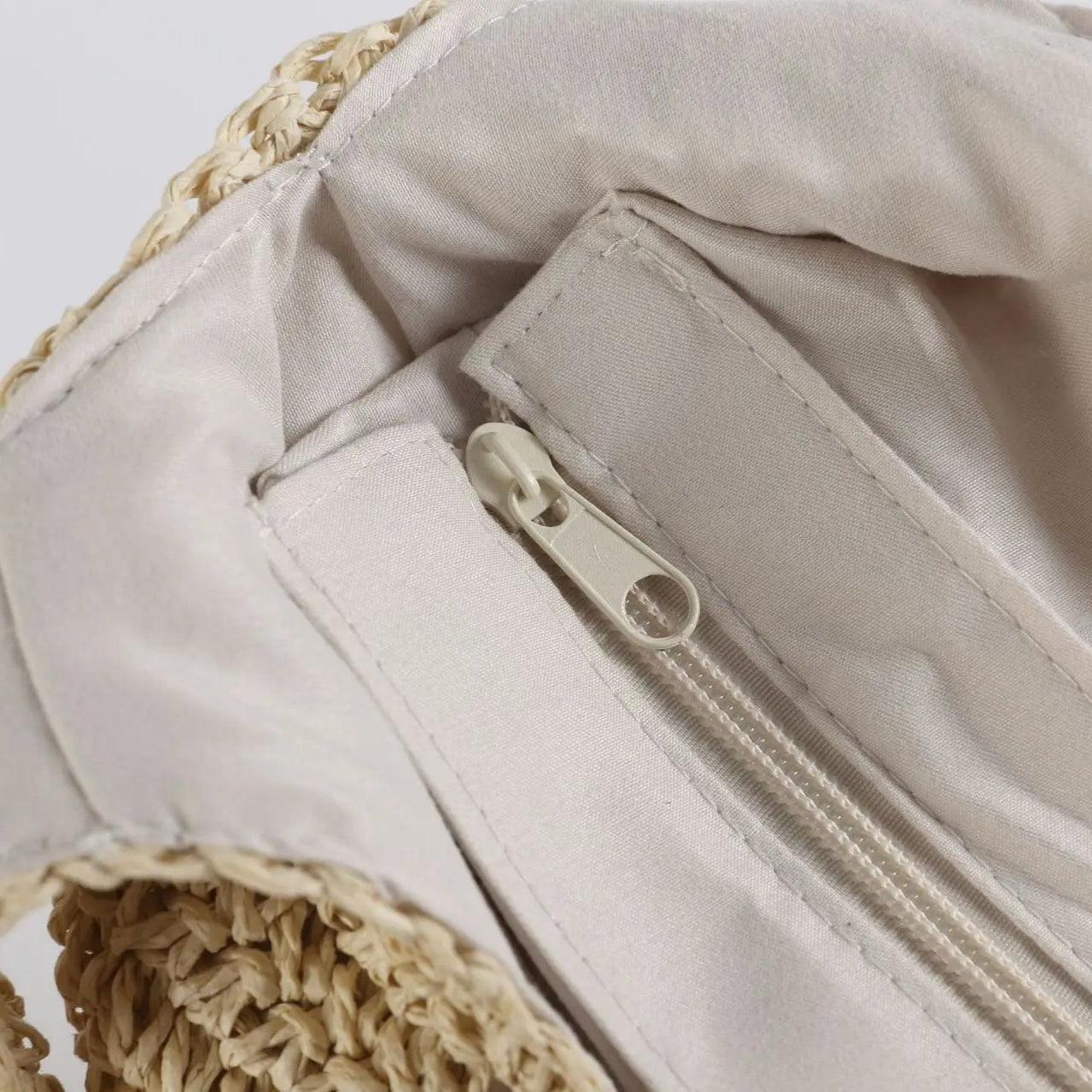 Sac Tote Paille Crochetée