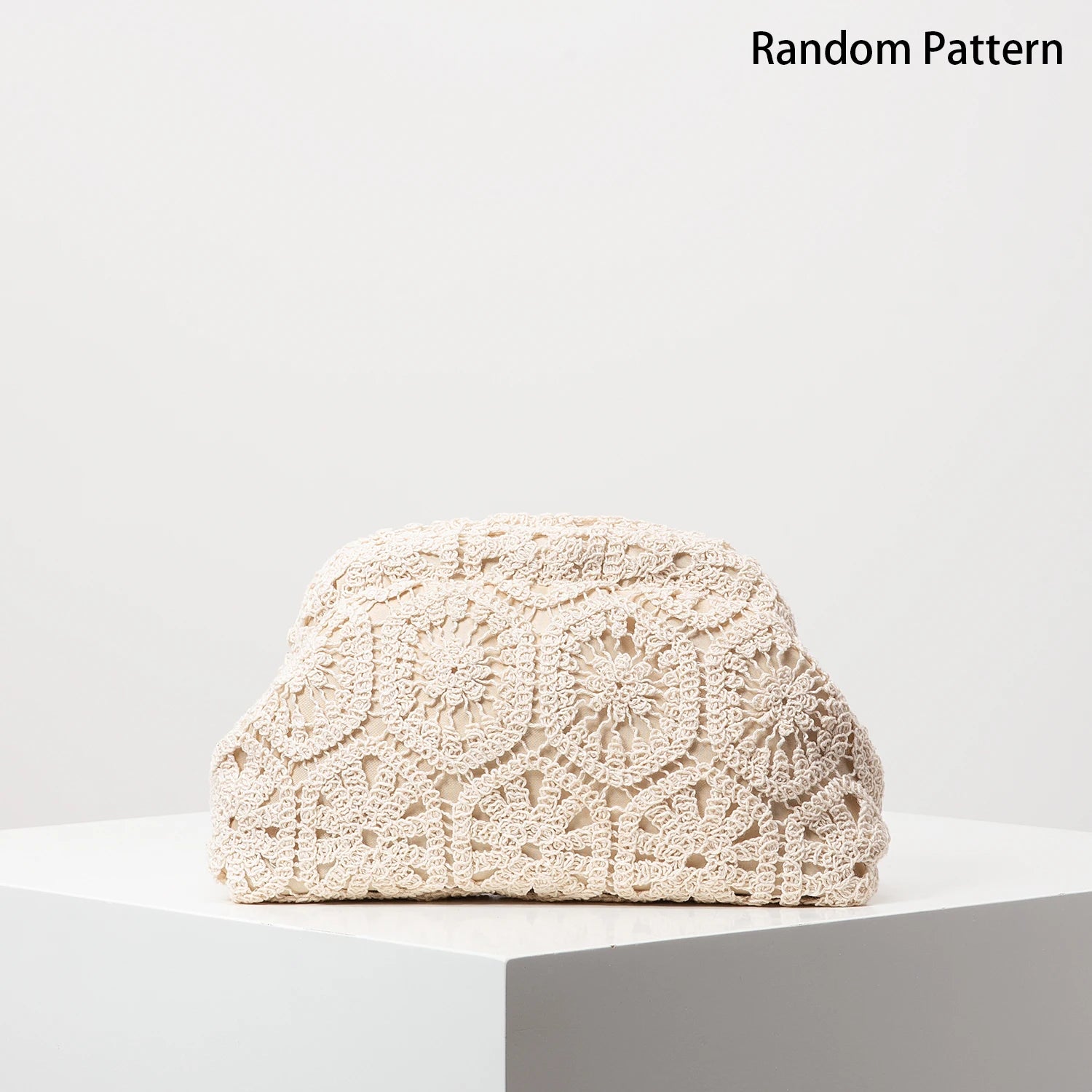 Pochette clutch en tissus à motif