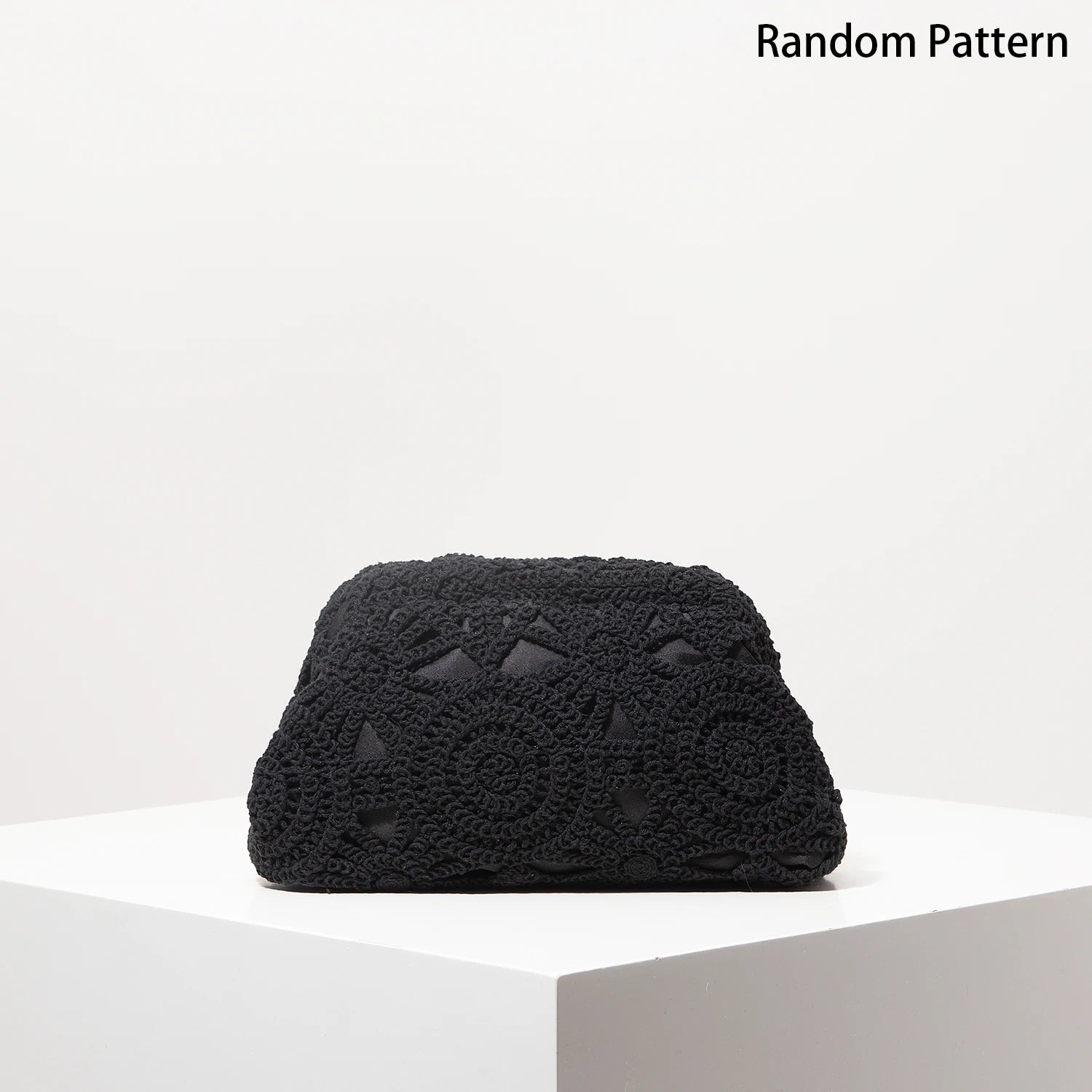 Pochette clutch en tissus à motif