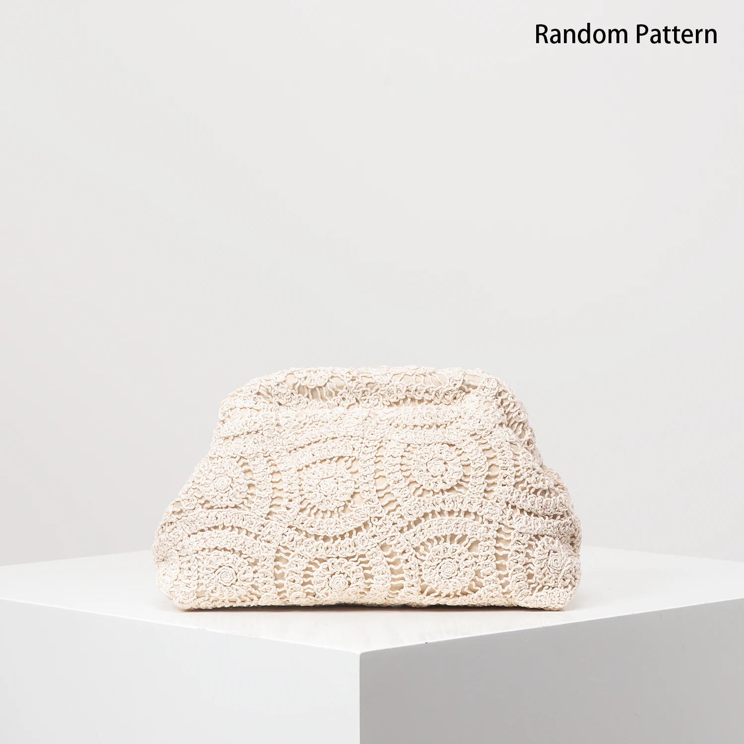 Pochette clutch en tissus à motif