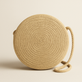 Mini sac rond en paille